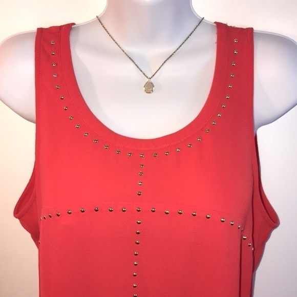 MICHAEL Michael Kors Red Tank Top Size Medium - Picture 3 of 11